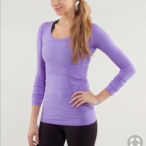 Lululemon Swiftly Tech in color “Power Purple”